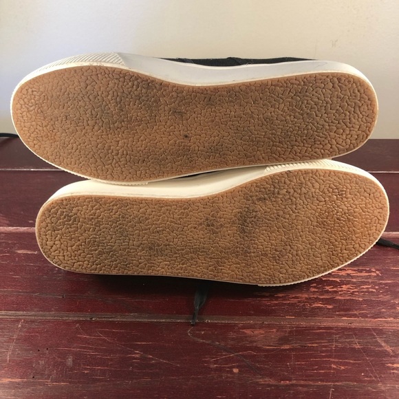 Steve Madden Emmi Canvas Lace Up Platform Sneakers 1.5" Heel Black Size 10 - Picture 11 of 11